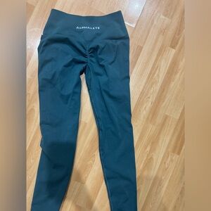 Alphalete small teal Kids Leggings